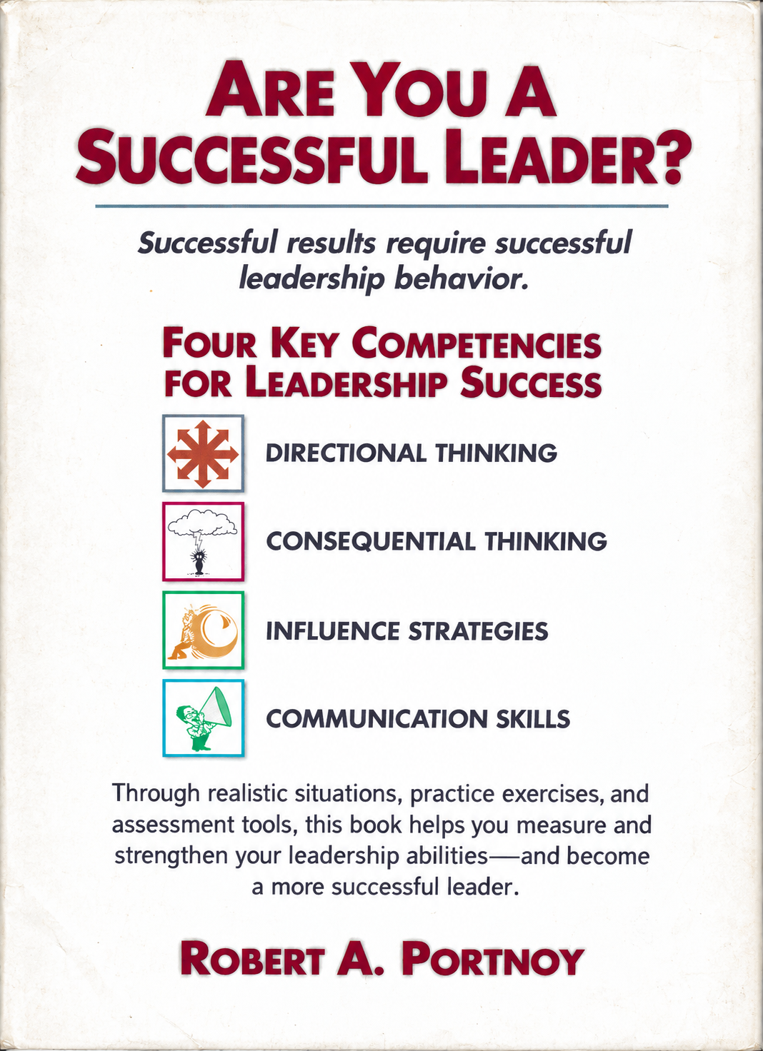 Reconstructed English back cover for Leadership: 4 Competencies for Success